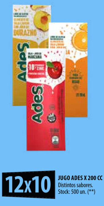 Punto Mayorista Jugo Ades x 200cc oferta