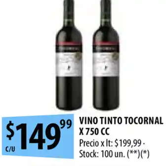 Punto Mayorista Vino Tinto Tocornal x 750cc oferta