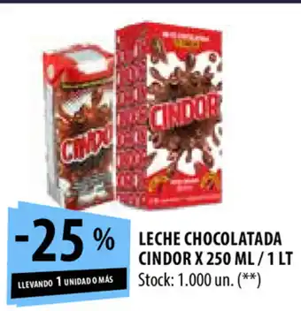 Punto Mayorista Leche Chocolatada Cindor x 250ml oferta