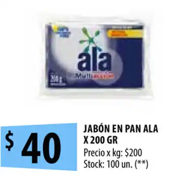 Punto Mayorista Ala Jabón En Pan x 200gr oferta