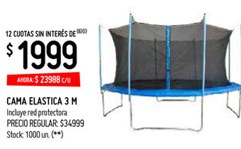 Punto Mayorista Cama Elastica 3m oferta