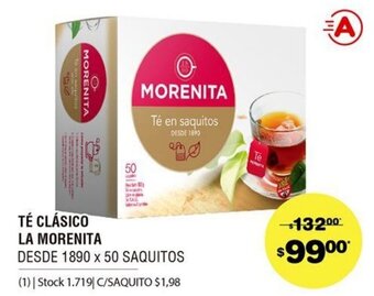 Atomo Conviene Té Clásico La Morenita oferta