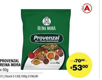 Atomo Conviene Provenzal Reina Mora x 50g oferta