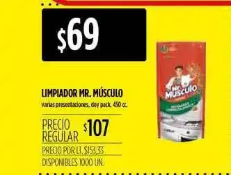 Supermercados Vea Limpiador Mr. Músculo x 450ml oferta