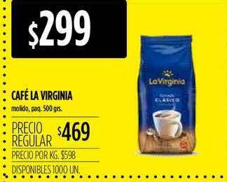 Supermercados Vea Café La Virginia 500grs oferta