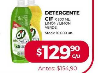 Supermercados Tadicor Detergente Cif oferta