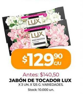 Supermercados Tadicor Jabón De Tocador Lux oferta