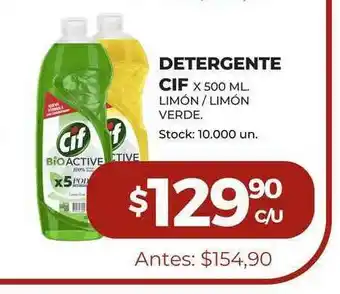 Super MAMI Detergente Cif x 500 ml oferta