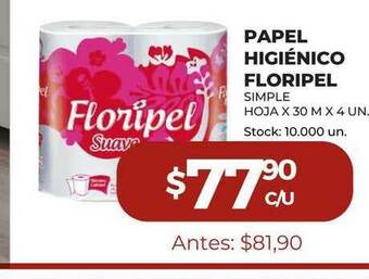 Super MAMI Papel Higiénico Floripel oferta
