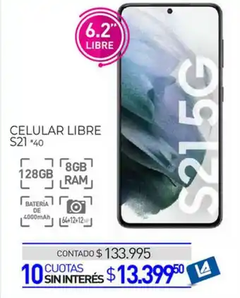 La Anonima Celular Libre S21 oferta