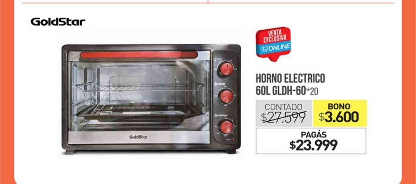 Oferta Horno Electrico 30l Hg3021dh Atma en La Anonima