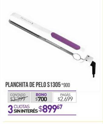 La Anonima Planchita De Pelo S1305 oferta