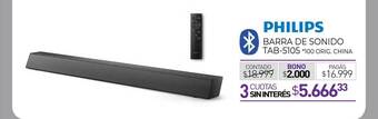 La Anonima Philips Barra De Sonido Tab-5105 oferta