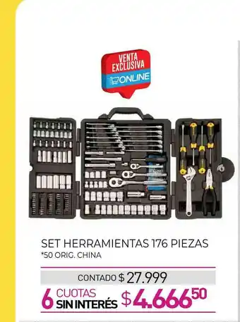 La Anonima Set Herramientas 176 Piezas oferta