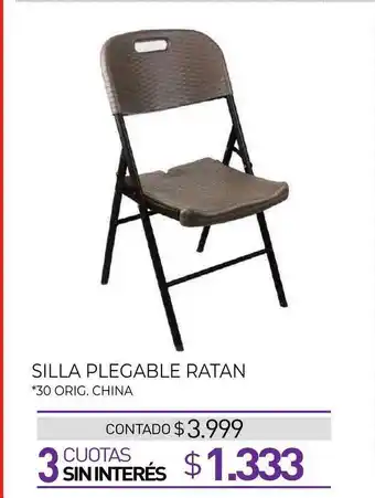 La Anonima Silla Plegable Ratan oferta
