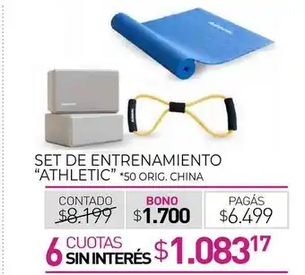 La Anonima Set De Entrenamiento oferta