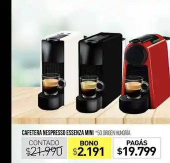 Cafetera Nespresso Essenza Mini