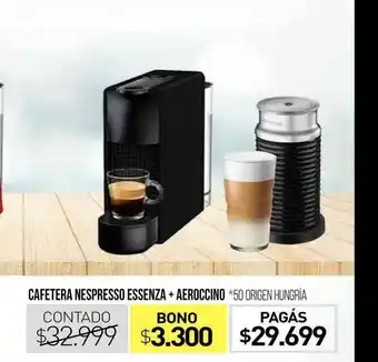 La Anonima Cafetera Nespresso Essenza + Aeroccino oferta