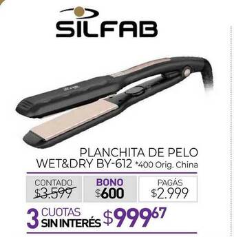 La Anonima Planchita De Pelo Wet&dry By-612 oferta