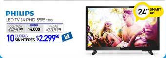 La Anonima Philips Led Tv 24 Phd-5565 oferta