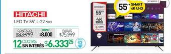 La Anonima Hitachi Led Tv 55 oferta