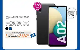 La Anonima Celular Libre A02 32 Gb oferta