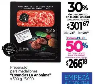 La Anonima Preparado Para Medallones Estancias La Anónima 30% De Descuento En La 2da. Unidad oferta