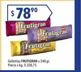 Hergo Galletitas Frutigran x 240gr oferta