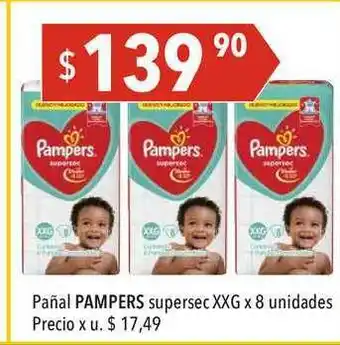 Hergo Pañal Pampers Supersec Xxg oferta