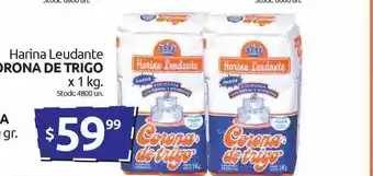 Cordiez Harina De Leudante Corona De Trigo x 1kg oferta
