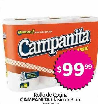 Cordiez Rollo De Cocina Campanita Clásico oferta