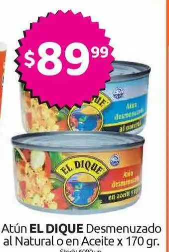 Cordiez Atún El Dique Desmenuzado Al Natural O En Aceite x 170gr oferta