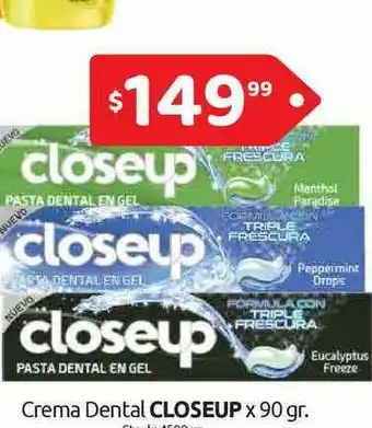 Cordiez Crema Dental Closeup x 90gr oferta