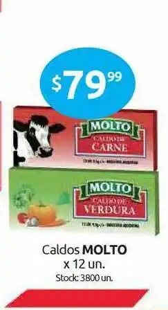 Cordiez Caldos Molto x 12unid oferta
