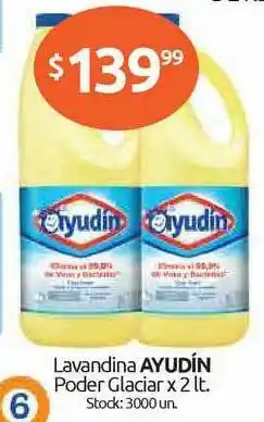 Cordiez Lavandina Ayudín Poder Glaciar x 2lt oferta