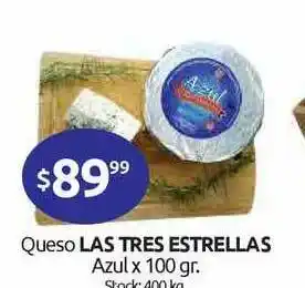 Cordiez Queso Las Tres Estrellas Azul x 100gr oferta