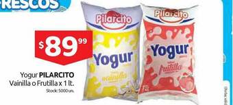 Cordiez Yogur Pilarcito Vainilla O Frutilla oferta