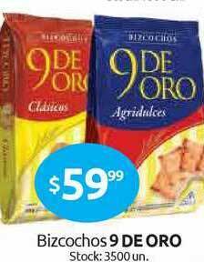 Cordiez Bizcochos 9 De Oro oferta