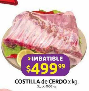 Cordiez Costilla De Cerdo oferta