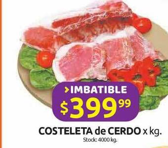 Cordiez Costeleta De Cerdo oferta