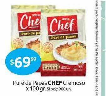 Cordiez Puré De Papas Chef Cremoso oferta