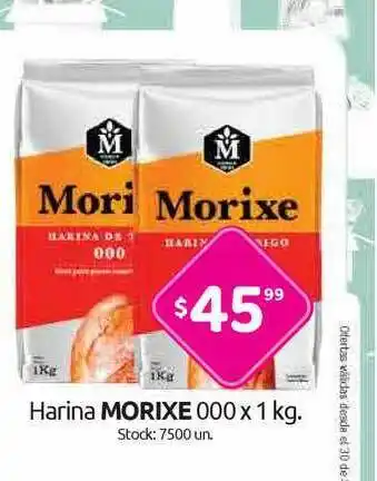 Cordiez Harina Morixe 000 x 1kg oferta