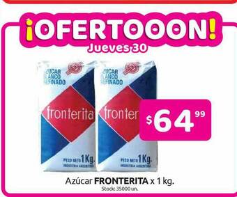 Cordiez Azúcar Fronterita oferta