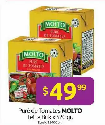 Cordiez Puré De Tomates Molto Tetra Brik x 520gr oferta