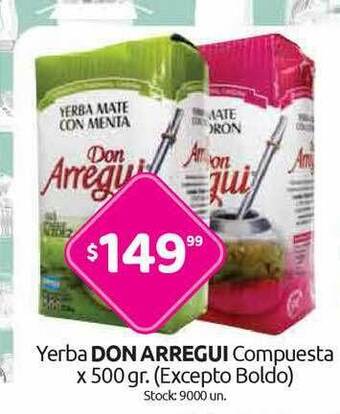 Cordiez Yerba Don Arregui Compuesta x 500gr oferta
