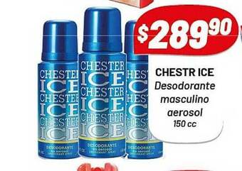 Almacor Chester Ice Desodorante Masculino Aerosol 150cc oferta