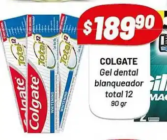 Almacor Colgate Gel Dental Blanqueador Total 12 90gr oferta