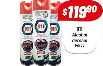 Almacor 911 Alcohol Aerosol oferta