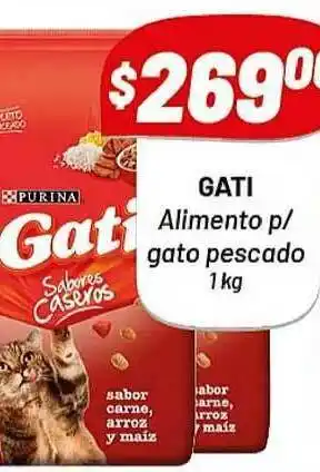 Almacor Gati Alimento P Gato Pescado 1kg oferta