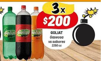 Almacor Goliat Gaseosa oferta